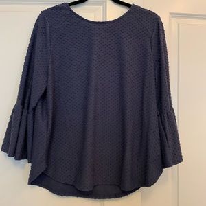 Anthropologie (W5) Hobnail Flutter Sleeve shirt